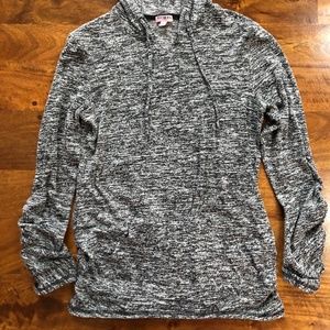 Feathers Maternity Hooded T-Shirt Black Medium